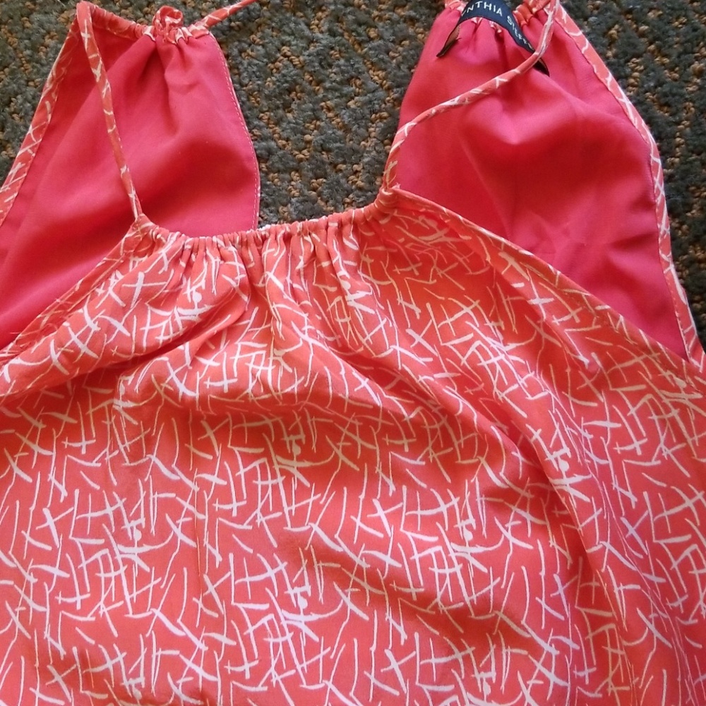 Cynthia Steffe silk high low dress,small - Picture 2 of 3